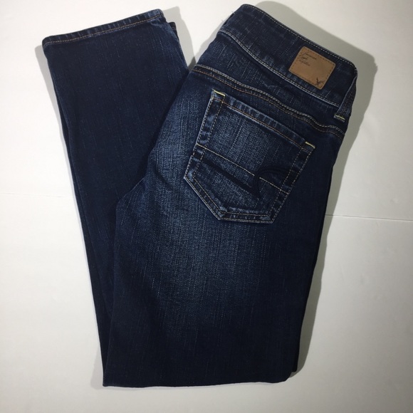 American Eagle Outfitters Denim - 3/$25 AEO Artist Jeans Dark Wash Low Rise Sz 0